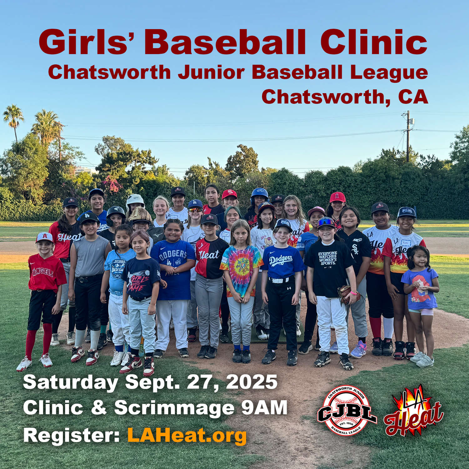 September 27, 2025 Girls’ Baseball Clinic and Scrimmage